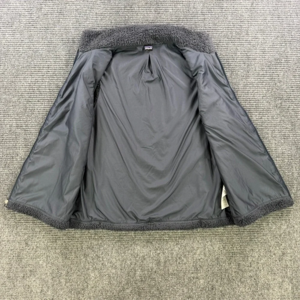 Patagonia Los Gatos Fleece Vest Womens Small Smolder Blue Grey Full Zip No Tag - Picture 3 of 10